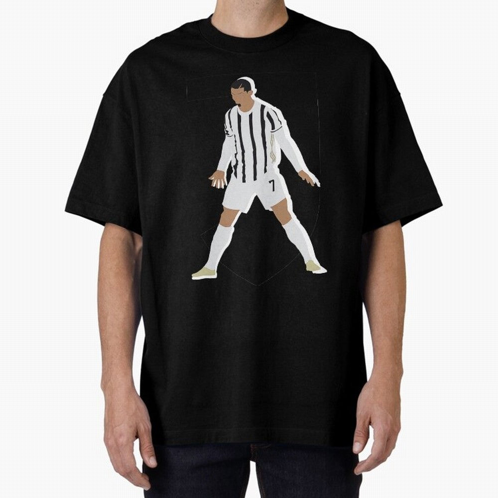 Cristiano Ronaldo 3 Oversized T-Shirt Join Global Football Passion for FIFA World Cup 2026 USA Canada Mexico, Filled with Mbappe and Neymar, Spain, Goal Celebration Energy, Supporter Heritage, Football Icons and Worldwide Tournament Joy; Ideal for