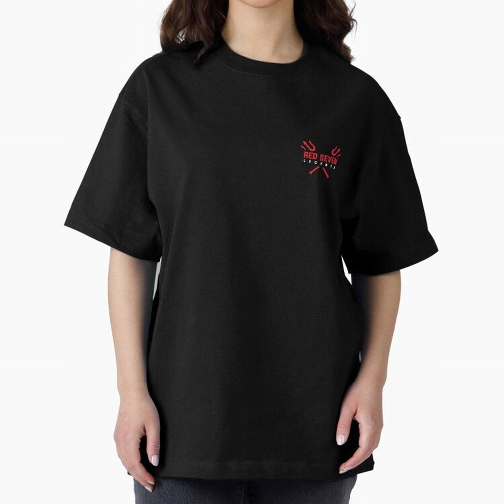 Red Seven Legends - Man Utd Oversized T-Shirt Build FIFA World Cup 2026 Group Stage Inspired by Messi, Neymar and Mbappe, Netherlands Energy, Vintage Soccer Flavor, Modern Football Stars, National Flags and Final Night Emotion; Ideal for Fans Who