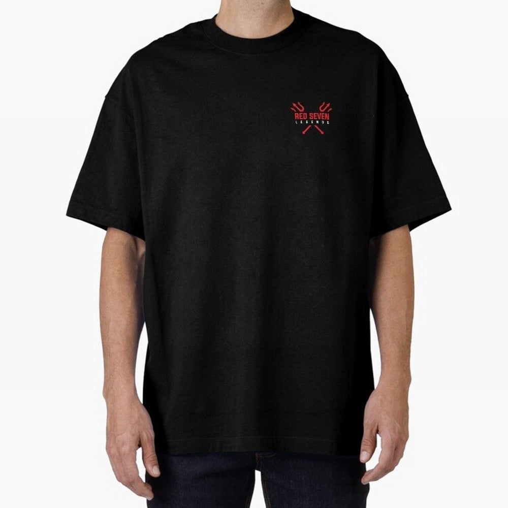 Red Seven Legends - Man Utd Oversized T-Shirt Build FIFA World Cup 2026 Group Stage Inspired by Messi, Neymar and Mbappe, Netherlands Energy, Vintage Soccer Flavor, Modern Football Stars, National Flags and Final Night Emotion; Ideal for Fans Who