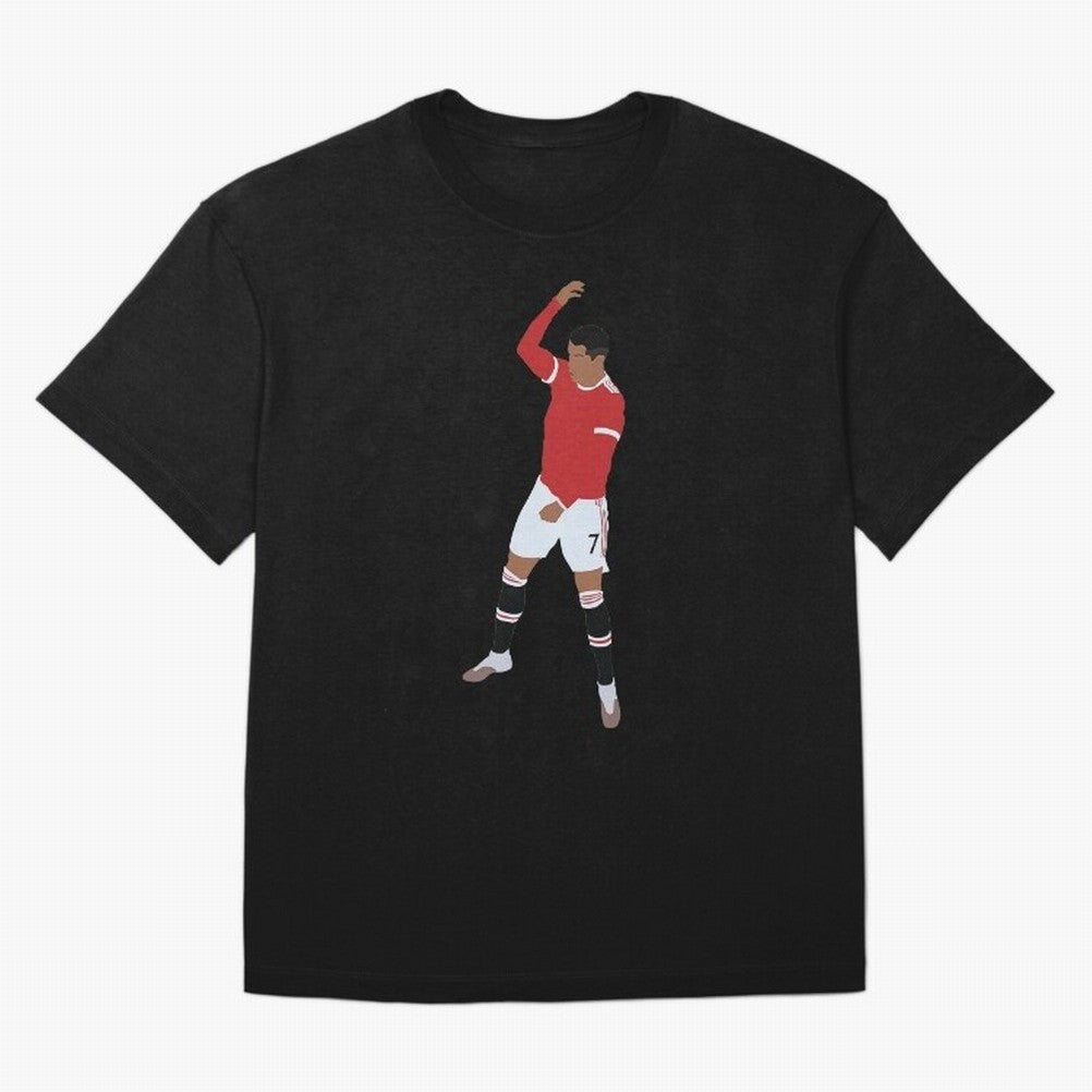 Cristiano Ronaldo 4 Oversized T-Shirt Create Match Day Hype around FIFA World Cup 2026 USA Canada Mexico, CR7, Brazil, Portugal and Argentina, Global Supporter Spirit, Legendary Goals, National Colors and Tournament Celebration; Great for Watch