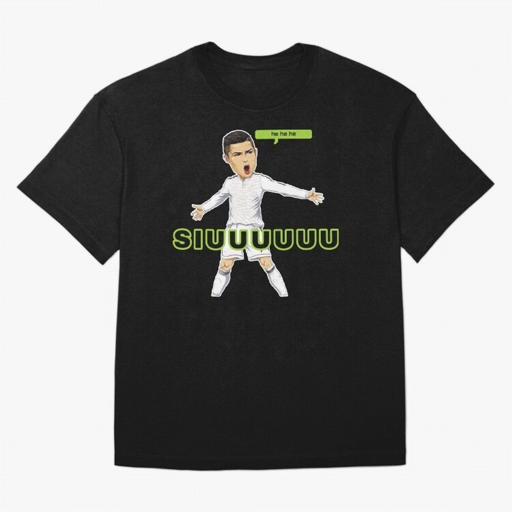 Hehehe SUIII Cristiano ronaldo Oversized T-Shirt Create FIFA World Cup 2026 Capturing Haaland and Mbappe, Argentina, France and Brazil Energy, Worldwide Fan Energy, Dramatic Goals, Stadium Lights and Championship Celebrations; Perfect for Fans,