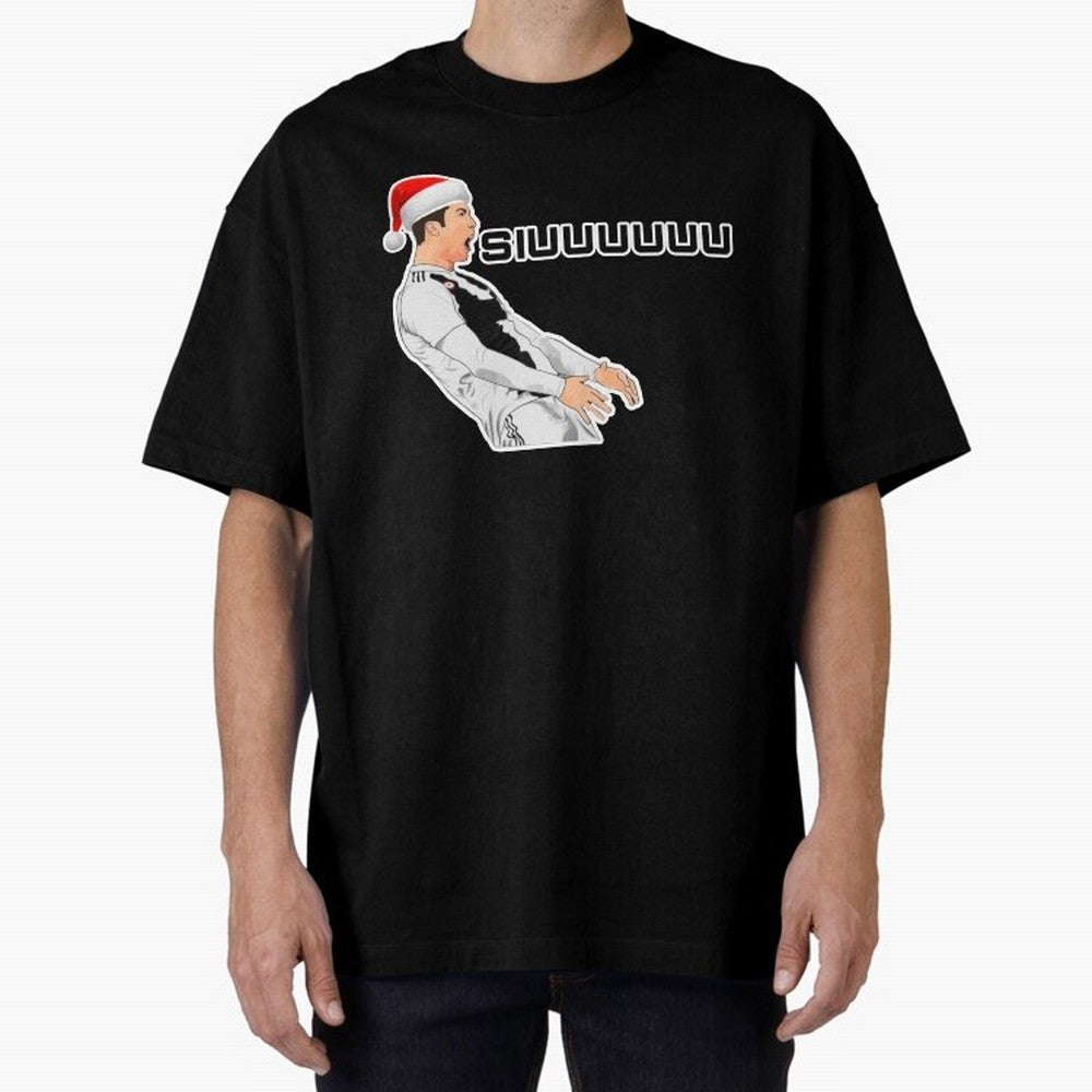 Siuuu Cristiano ronaldo funny Oversized T-Shirt Celebrate the Next Chapter of Global Football Passion for FIFA World Cup 2026 Group Stage, with Mbappe and Neymar, Argentina, Tournament Hype, Historic Matchups, Family Viewing Parties and Global