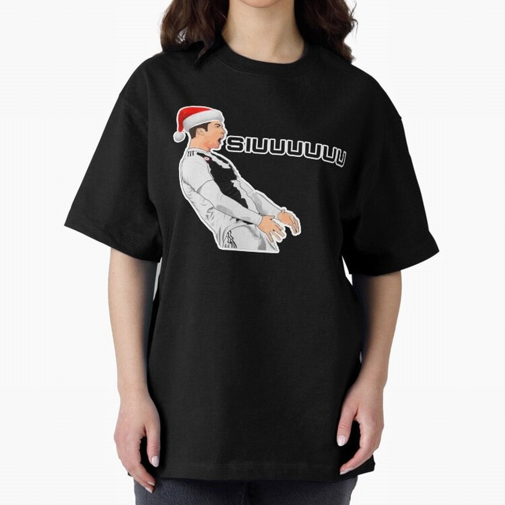 Siuuu Cristiano ronaldo funny Oversized T-Shirt Celebrate the Next Chapter of Global Football Passion for FIFA World Cup 2026 Group Stage, with Mbappe and Neymar, Argentina, Tournament Hype, Historic Matchups, Family Viewing Parties and Global