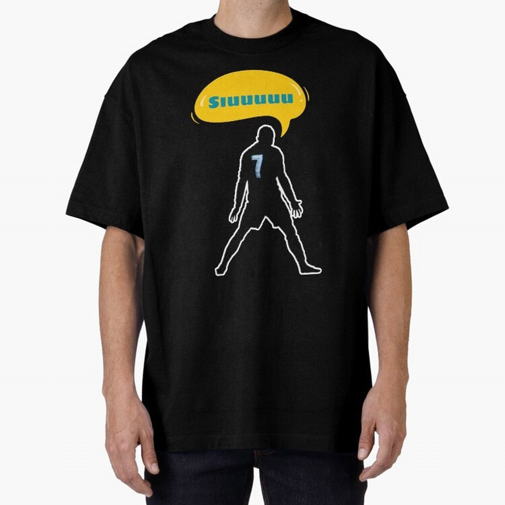 Siuuu Cristiano ronaldo goal Oversized T-Shirt Feel the Trophy Chase of Global Football Passion for FIFA World Cup 2026 Group Stage, with CR7 and Messi, England and Germany, Football Passion, Legendary Performances, Festival Vibes and Supporter