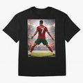 Cristiano Ronaldo Portuguese Legend Number Seven SIUUU Oversized T-Shirt Fuel FIFA World Cup 2026 Group Stage for Fans of CR7 and Argentina and Brazil, Bringing Worldwide Fan Energy, Dramatic Goals, Stadium Lights and Championship Celebrations;