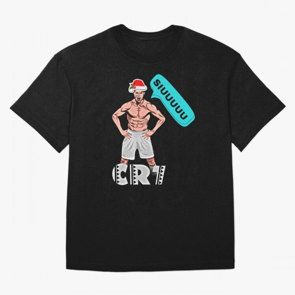 Siuuu Cristiano ronaldo Oversized T-Shirt Step into Match Day Hype around FIFA World Cup 2026 USA Canada Mexico, Messi, CR7 and Mbappe, Argentina, Champion Mindset, Group Stage Buzz, Knockout Tension and Passionate Fan Culture; Ideal for Passionate