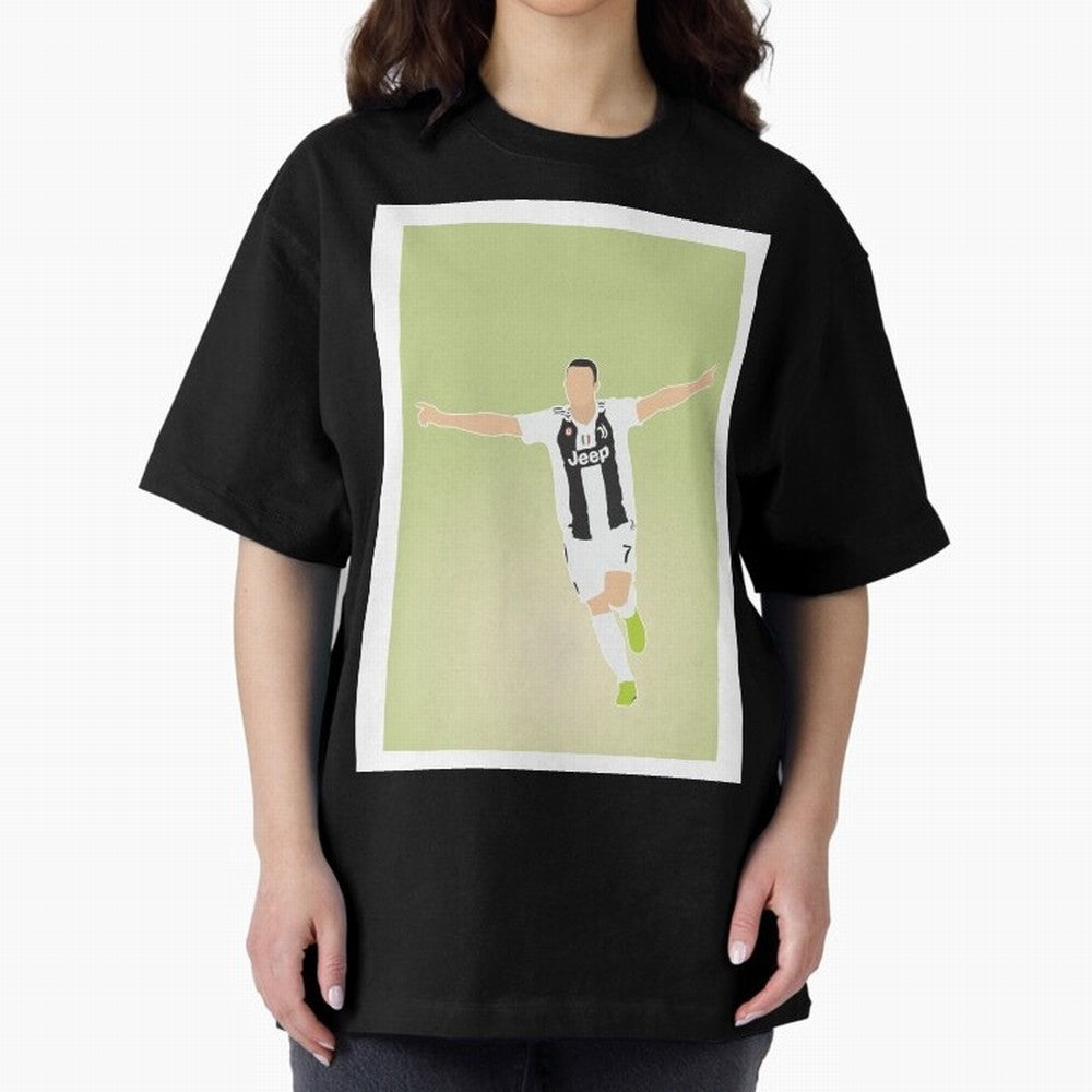 CRISTIANO RONALDO Oversized T-Shirt Wear the Spirit of FIFA World Cup 2026 Highlighting CR7, England and Germany Energy, Global Supporter Spirit, Legendary Goals, National Colors and Tournament Celebration; Made for Collectors Who Enjoy Iconic