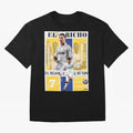 Cristiano Ronaldo Real Madrid Wall Art Oversized T-Shirt Create Match Day Hype around FIFA World Cup 2026 Group Stage, Messi, Germany, Goal Celebration Energy, Supporter Heritage, Football Icons and Worldwide Tournament Joy; Built for Supporters
