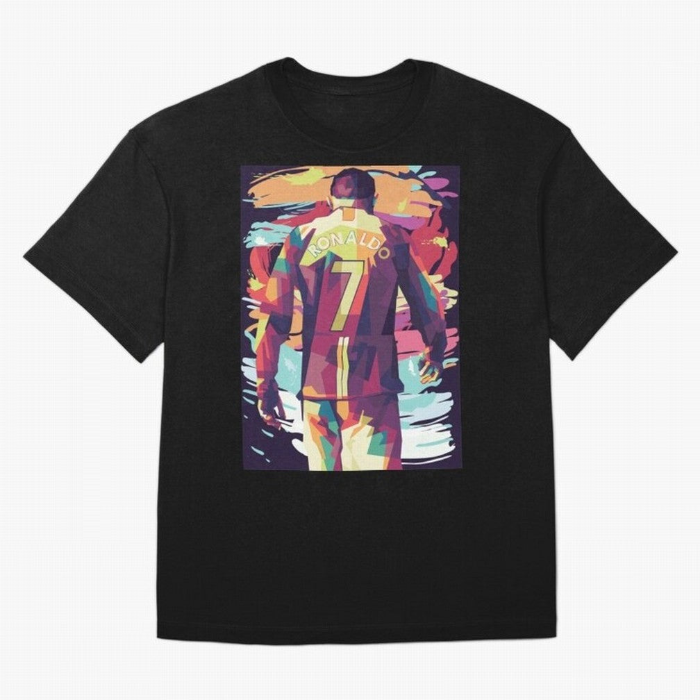 Cristiano Ronaldo Manchester United Cristiano Ronaldo Oversized T-Shirt Show Passion for the Stars of the FIFA World Cup 2026 Journey through Mbappe and Neymar Highlights, France and Portugal Pride, Classic Soccer Heritage, Championship Pressure,