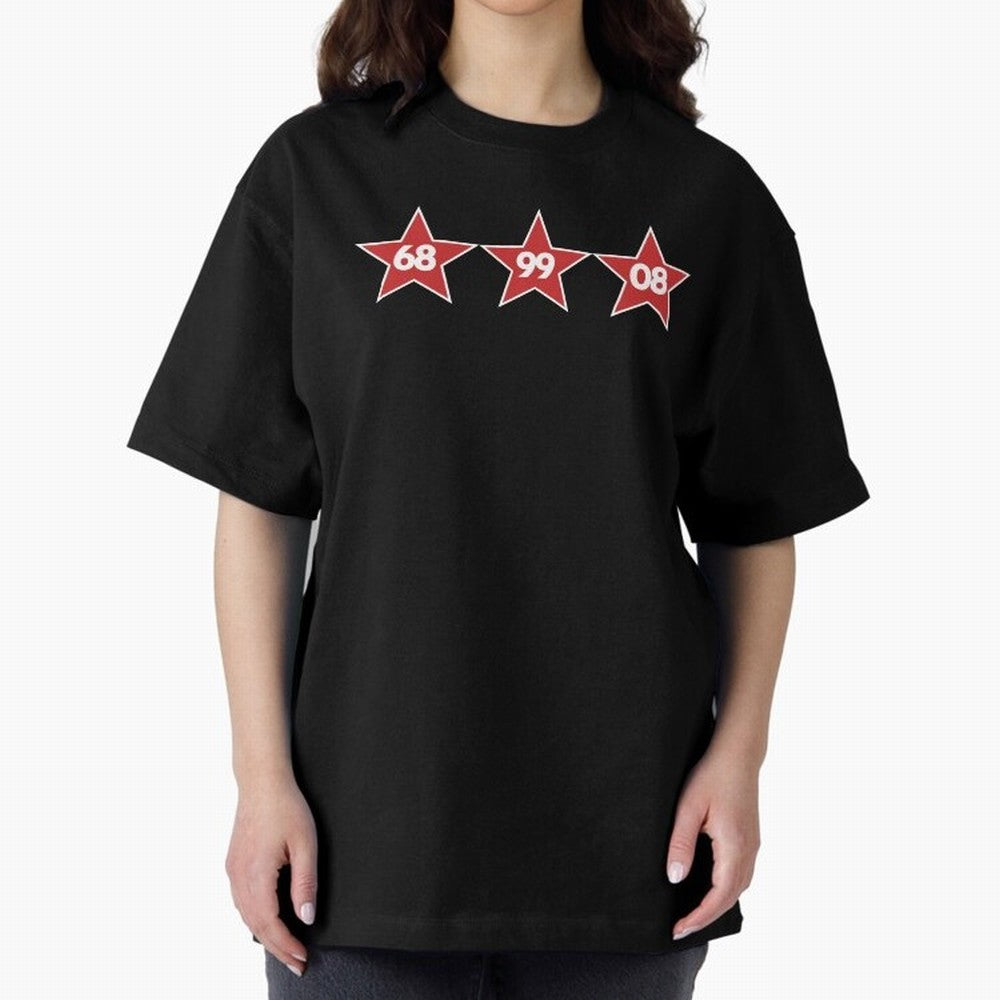 Manchester United European Cups Oversized T-Shirt Feel the Roar of Match Day Hype around FIFA World Cup 2026 USA Canada Mexico, Messi, Brazil, Portugal and Argentina, Game Day Rituals, Football Legends, Country Pride and the Road to the Final;