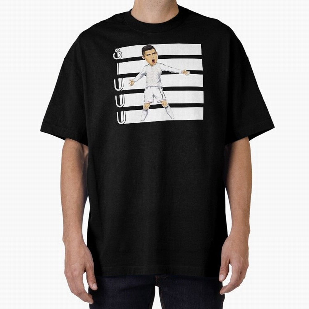 Siuuu Cristiano ronaldo goal Oversized T-Shirt Celebrate Rivalries and Pride in FIFA World Cup 2026 USA Canada Mexico Spirit, Made for Argentina and Brazil, Messi and Cristiano Ronaldo, Football Passion, Legendary Performances, Festival Vibes and