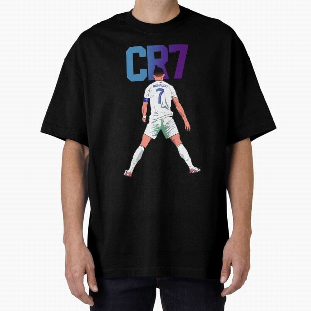 CR7 Oversized T-Shirt Bring Supporter Culture to Match Day Hype around FIFA World Cup 2026, Neymar, Haaland and Cristiano Ronaldo, England and Germany, Football Festival Excitement, Trophy Ambitions, Country Rivalries and Star Player Buzz; Ideal