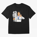 Ronaldo Throphy Oversized T-Shirt Support Iconic Players in the FIFA World Cup 2026 USA Canada Mexico Journey through Mbappe and Neymar Highlights, England and Germany Pride, Retro Football Energy, Iconic Rivalries, Trophy Chase Drama and Stadium