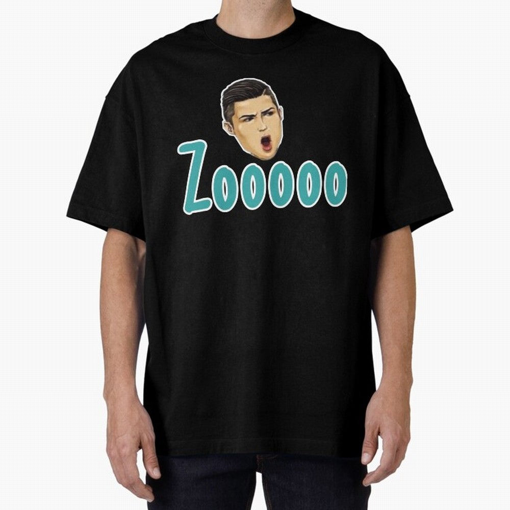 Zoooo funy CR7 goal suiii Oversized T-Shirt Celebrate Fan Culture around Match Day Hype around FIFA World Cup 2026 USA Canada Mexico, Haaland and Mbappe, England, Game Day Rituals, Football Legends, Country Pride and the Road to the Final; Made for