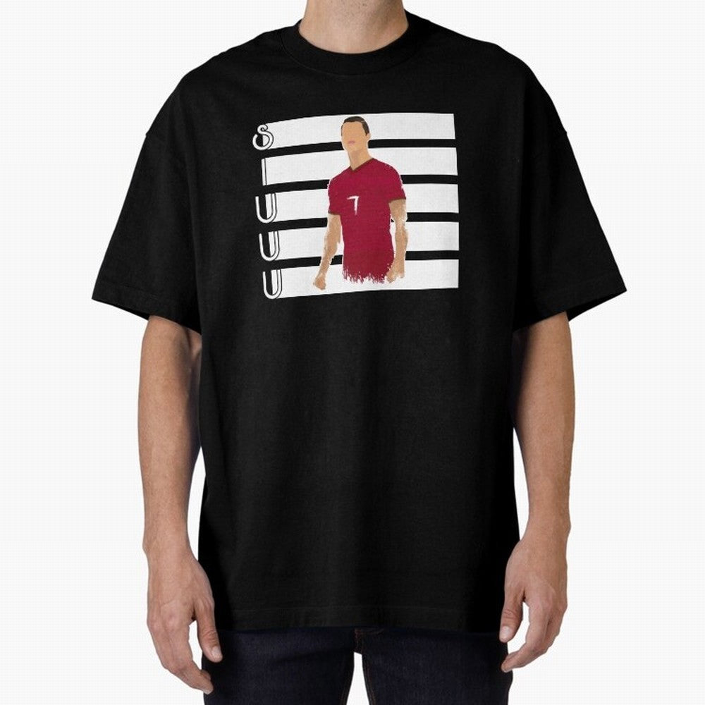 Siuuu cr7 funny goal Oversized T-Shirt Show Fan Pride Across the FIFA World Cup 2026 USA Canada Mexico Journey through Messi and Cristiano Ronaldo Highlights, Spain Pride, Stadium Memories, Football Loyalty, International Chants and Championship