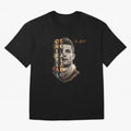 Cristiano Ronaldo Multicolor GOAT Oversized T-Shirt Celebrate the Stars of the FIFA World Cup 2026 Group Stage Journey through Neymar, Haaland and Cristiano Ronaldo Highlights, Spain and Netherlands Pride, Stadium Chants, National Pride, Trophy