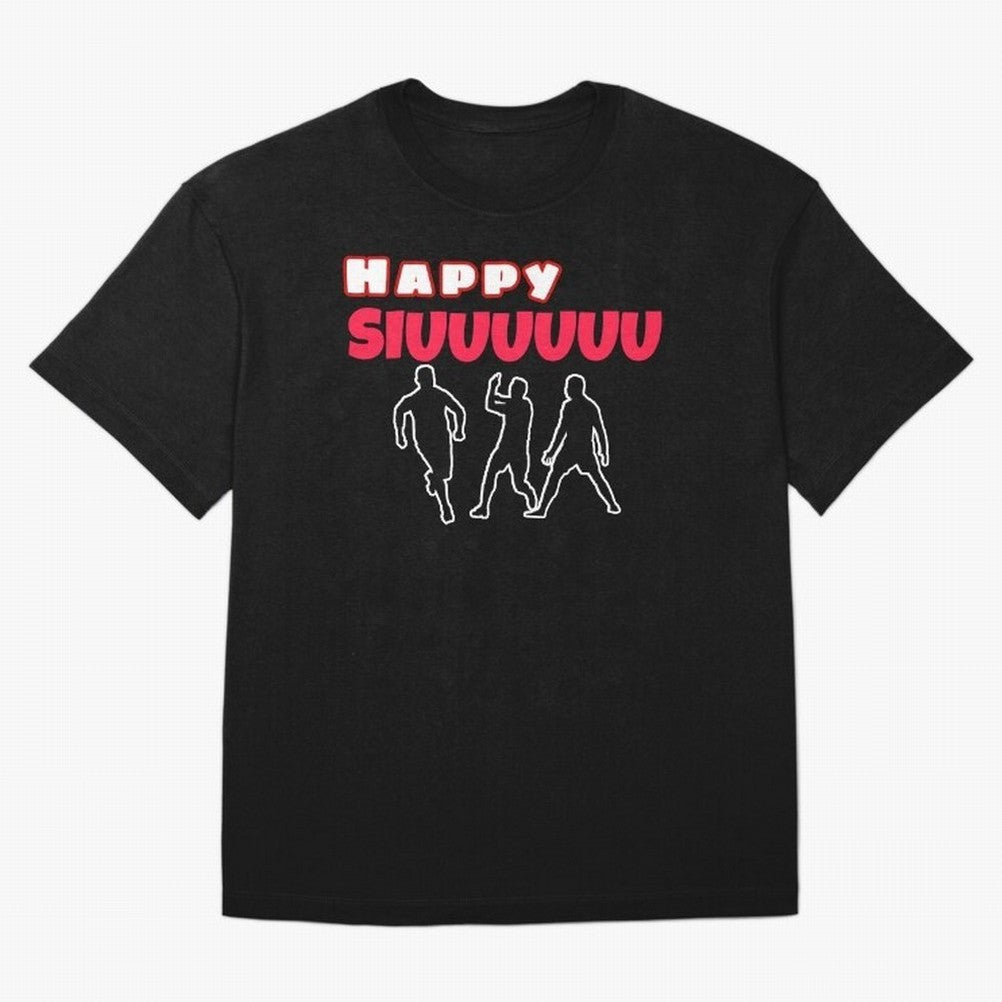 Happy siuuu CR7 goal Oversized T-Shirt Turn Every Weekend Toward FIFA World Cup 2026 Group Stage Spirit, Capturing Argentina and Brazil, Neymar, Haaland and Cristiano Ronaldo, Game Day Rituals, Football Legends, Country Pride and the Road to the