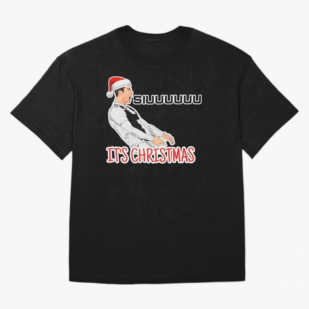 Siuuu it¡¯s Christmas CR7 funny Oversized T-Shirt Celebrate FIFA World Cup 2026 USA Canada Mexico Featuring Haaland, England Energy, Tournament Hype, Historic Matchups, Family Viewing Parties and Global Sports Pride; Created for Match Day Parties,