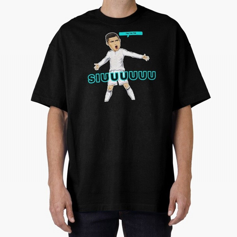 Hehehe siuuu Oversized T-Shirt Make Your Look Match Match Day Hype around FIFA World Cup 2026 USA Canada Mexico, Haaland, Brazil, Portugal and Argentina, Classic Soccer Heritage, Championship Pressure, Fan Loyalty and International Pride; Built for