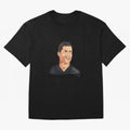 Cristiano Ronaldo Vector Art Graphics Design Oversized T-Shirt Bring Trophy Dreams to FIFA World Cup 2026 Group Stage Spirit, Featuring England, France and Netherlands, CR7 and Messi, Football Passion, Legendary Performances, Festival Vibes and