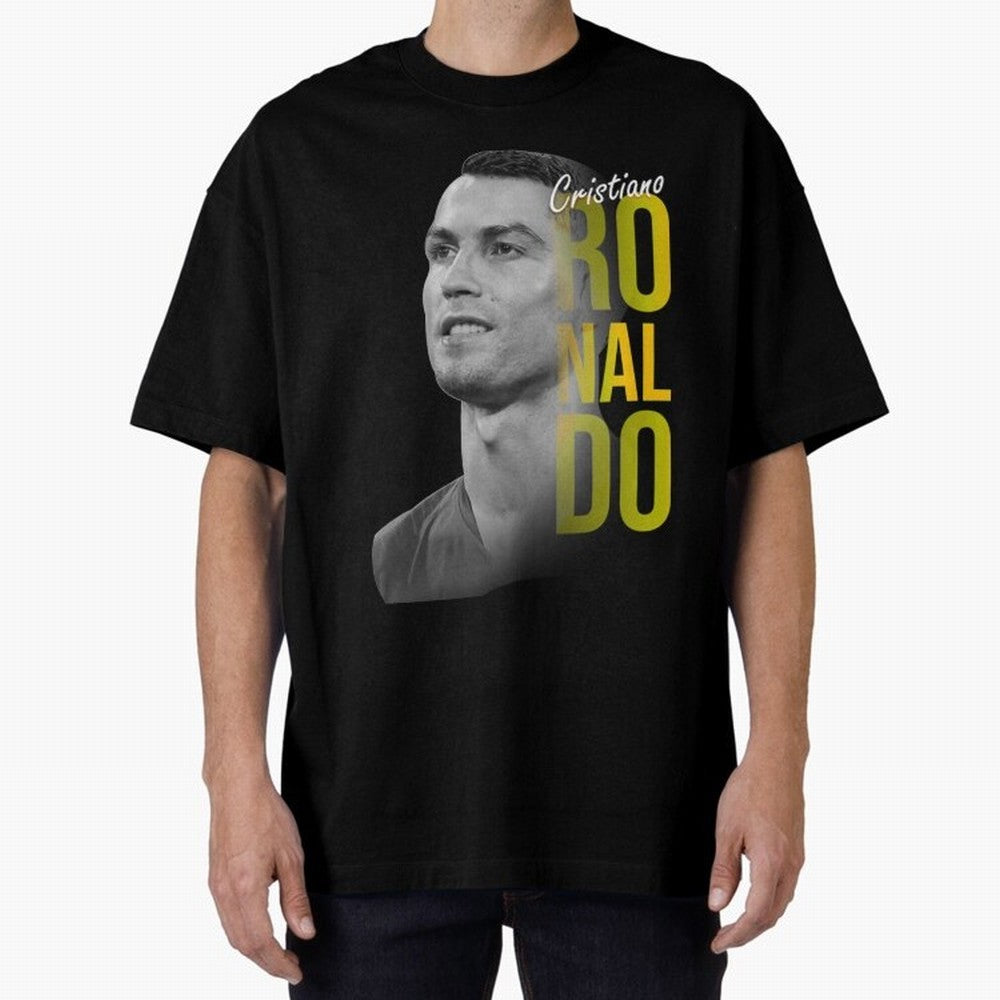 Ronaldo Cr7 Cristiano Ronaldo The Rocket Oversized T-Shirt Honor Football Greatness during Global Football Passion for FIFA World Cup 2026, Highlighting Cristiano Ronaldo, Haaland and CR7, England, Champion Mindset, Group Stage Buzz, Knockout