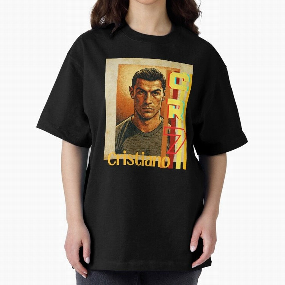 Cristiano Ronaldo Oversized T-Shirt Show Love for Legendary Goals in the FIFA World Cup 2026 Group Stage Journey through Messi, Neymar and Mbappe Highlights, Portugal, Spain and Germany Pride, Global Supporter Spirit, Legendary Goals, National