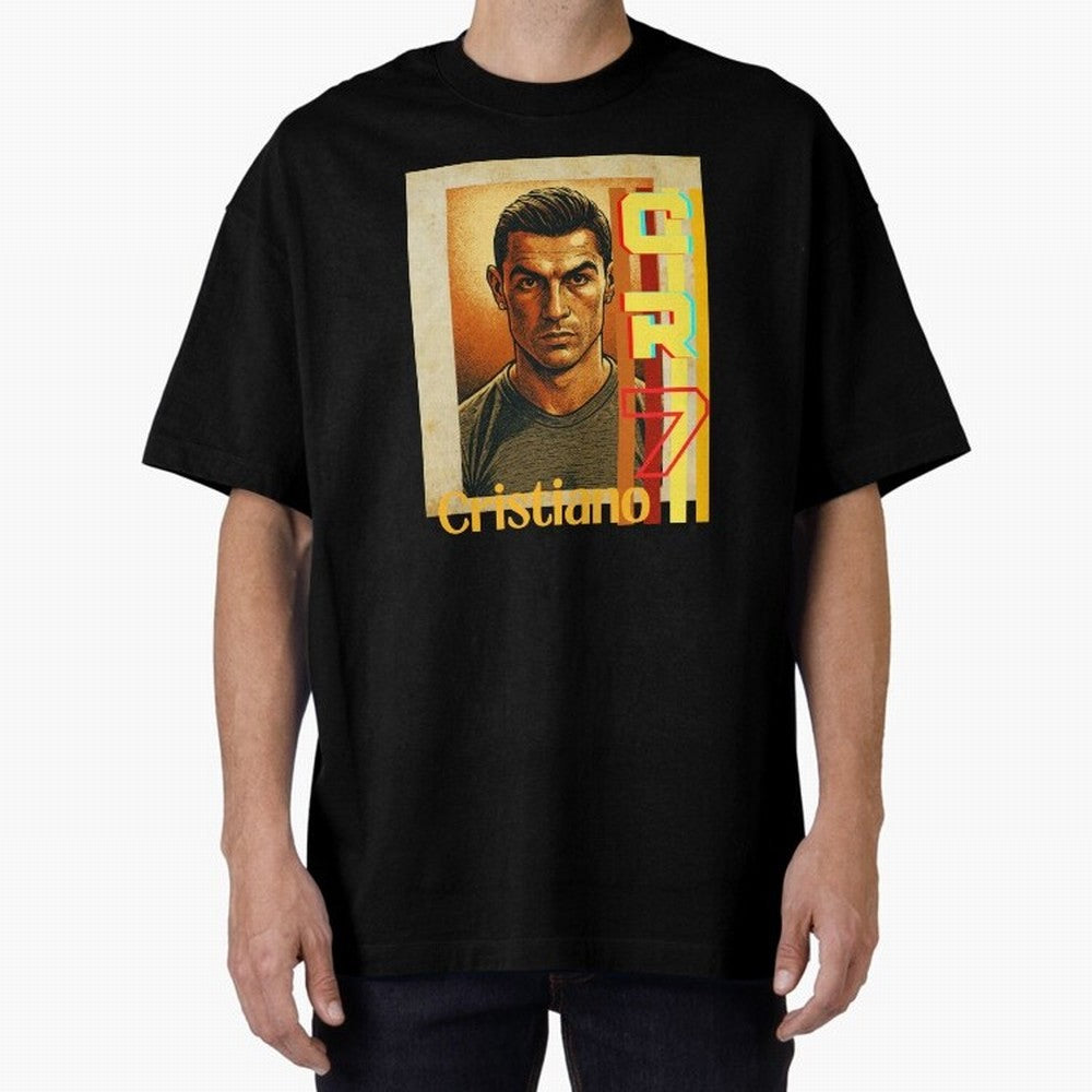Cristiano Ronaldo Oversized T-Shirt Show Love for Legendary Goals in the FIFA World Cup 2026 Group Stage Journey through Messi, Neymar and Mbappe Highlights, Portugal, Spain and Germany Pride, Global Supporter Spirit, Legendary Goals, National