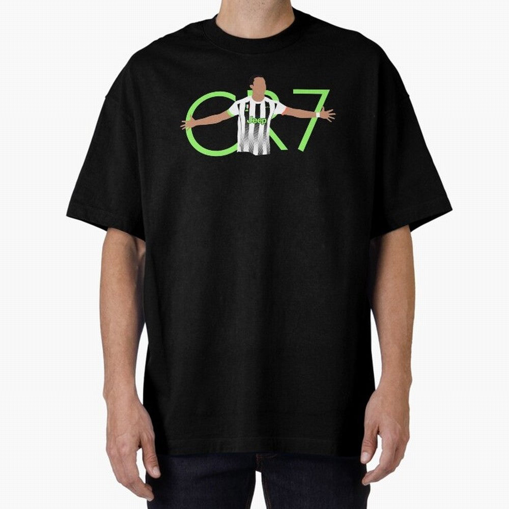 CR7 Oversized T-Shirt Honor Champions and Dreams in Match Day Hype around FIFA World Cup 2026, Cristiano Ronaldo, Haaland and CR7, Argentina, France and Brazil, Tournament Hype, Historic Matchups, Family Viewing Parties and Global Sports Pride;
