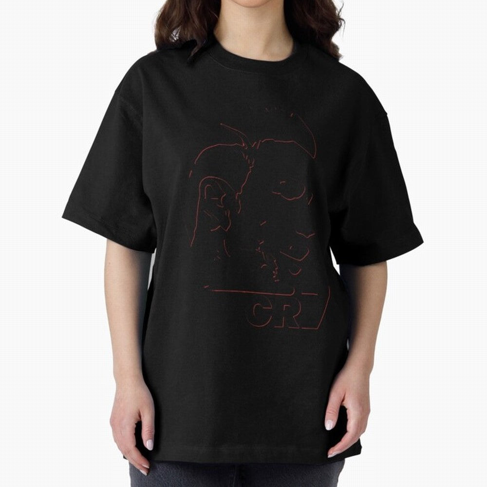 CR7 cristiano ronaldo logo Oversized T-Shirt Support Iconic Players in FIFA World Cup 2026 Spirit, Built around Argentina, France and Brazil, Neymar, Haaland and Cristiano Ronaldo, Football Passion, Legendary Performances, Festival Vibes and