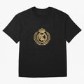 REAL MADRID GOLDEN Oversized T-Shirt Turn Up for the FIFA World Cup 2026 Group Stage Journey through Messi and Cristiano Ronaldo Highlights, Netherlands Pride, Game Day Rituals, Football Legends, Country Pride and the Road to the Final; Made for