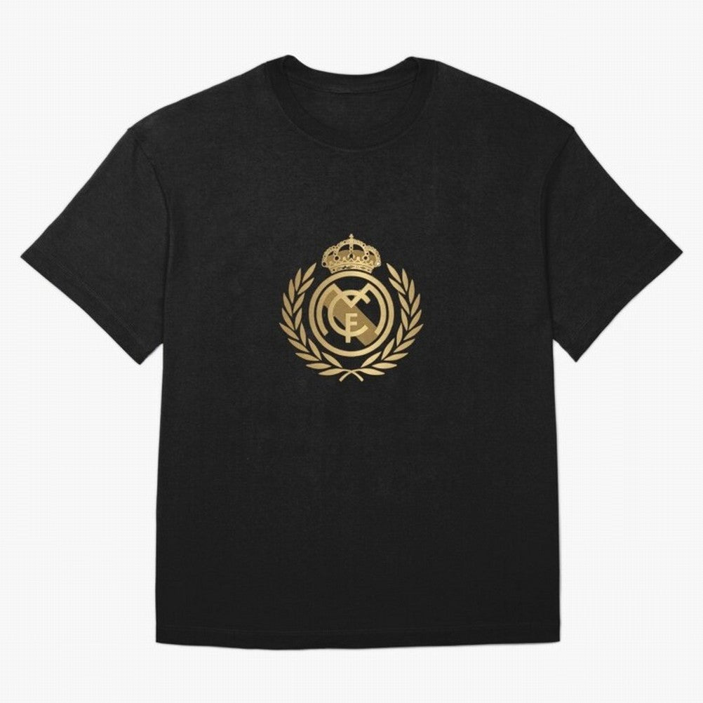 REAL MADRID GOLDEN Oversized T-Shirt Turn Up for the FIFA World Cup 2026 Group Stage Journey through Messi and Cristiano Ronaldo Highlights, Netherlands Pride, Game Day Rituals, Football Legends, Country Pride and the Road to the Final; Made for
