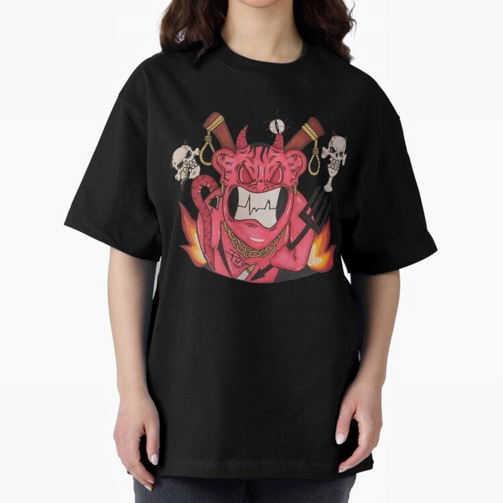 Devil Graffit Oversized T-Shirt Bring Match Day Fire to FIFA World Cup 2026 Group Stage for Fans of Messi and Argentina, Bringing Match Day Excitement, Supporter Culture, Golden Goals and Global Football Passion; Made for Collectors Who Enjoy