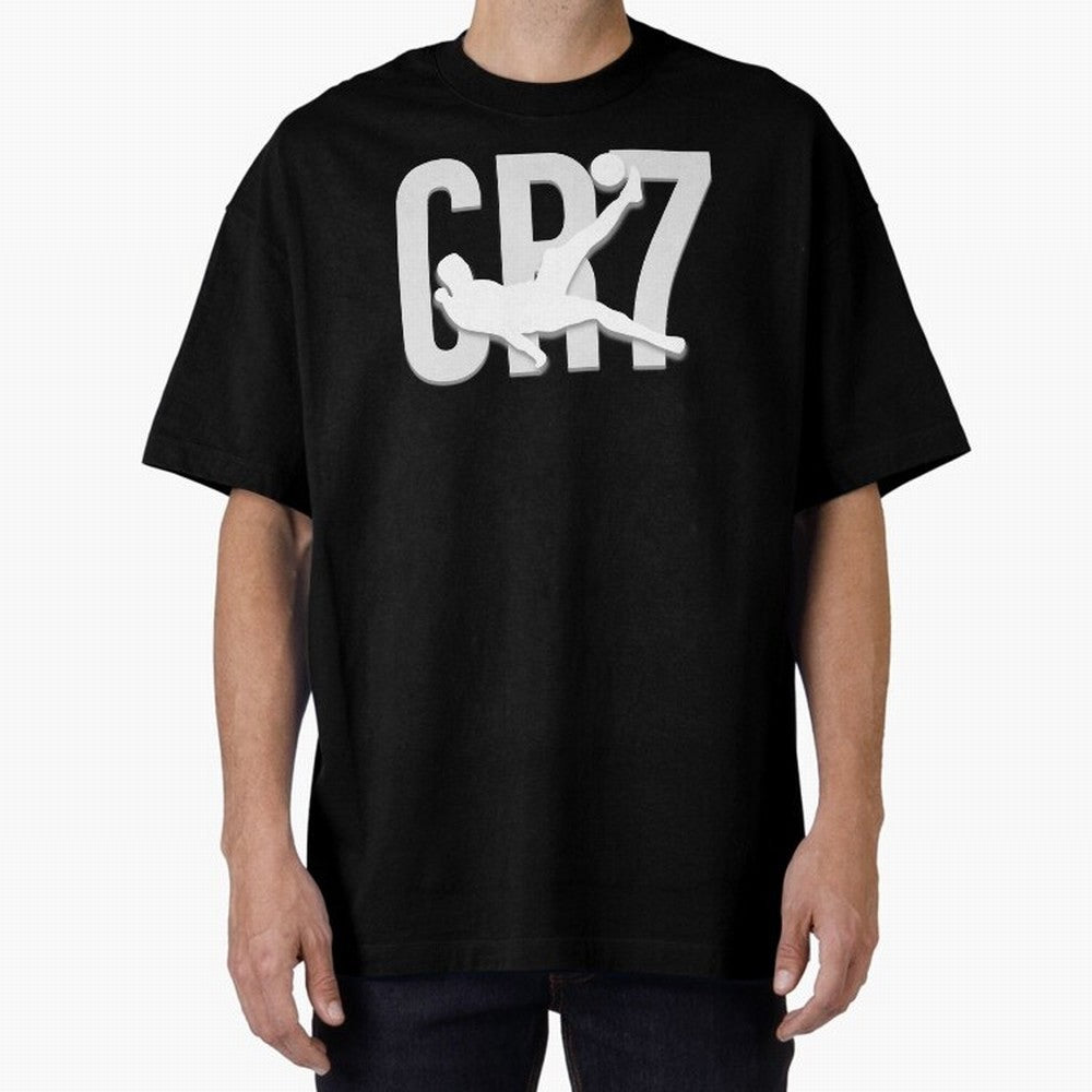 Cristiano Ronaldo Oversized T-Shirt Celebrate the Magic of FIFA World Cup 2026 Group Stage for Fans of Neymar and France and Portugal, Bringing Worldwide Fan Energy, Dramatic Goals, Stadium Lights and Championship Celebrations; Made for Collectors