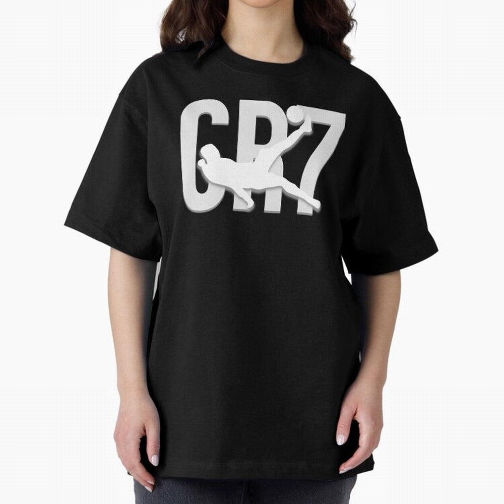 Cristiano Ronaldo Oversized T-Shirt Celebrate the Magic of FIFA World Cup 2026 Group Stage for Fans of Neymar and France and Portugal, Bringing Worldwide Fan Energy, Dramatic Goals, Stadium Lights and Championship Celebrations; Made for Collectors