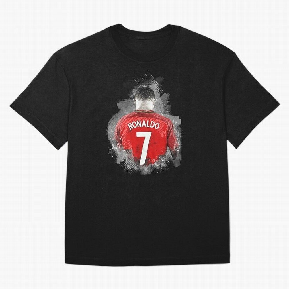 Cristiano Ronaldo Oversized T-Shirt Follow the Final Road of Global Football Passion for FIFA World Cup 2026, Highlighting Mbappe and Neymar, France, Football Festival Excitement, Trophy Ambitions, Country Rivalries and Star Player Buzz; Great for