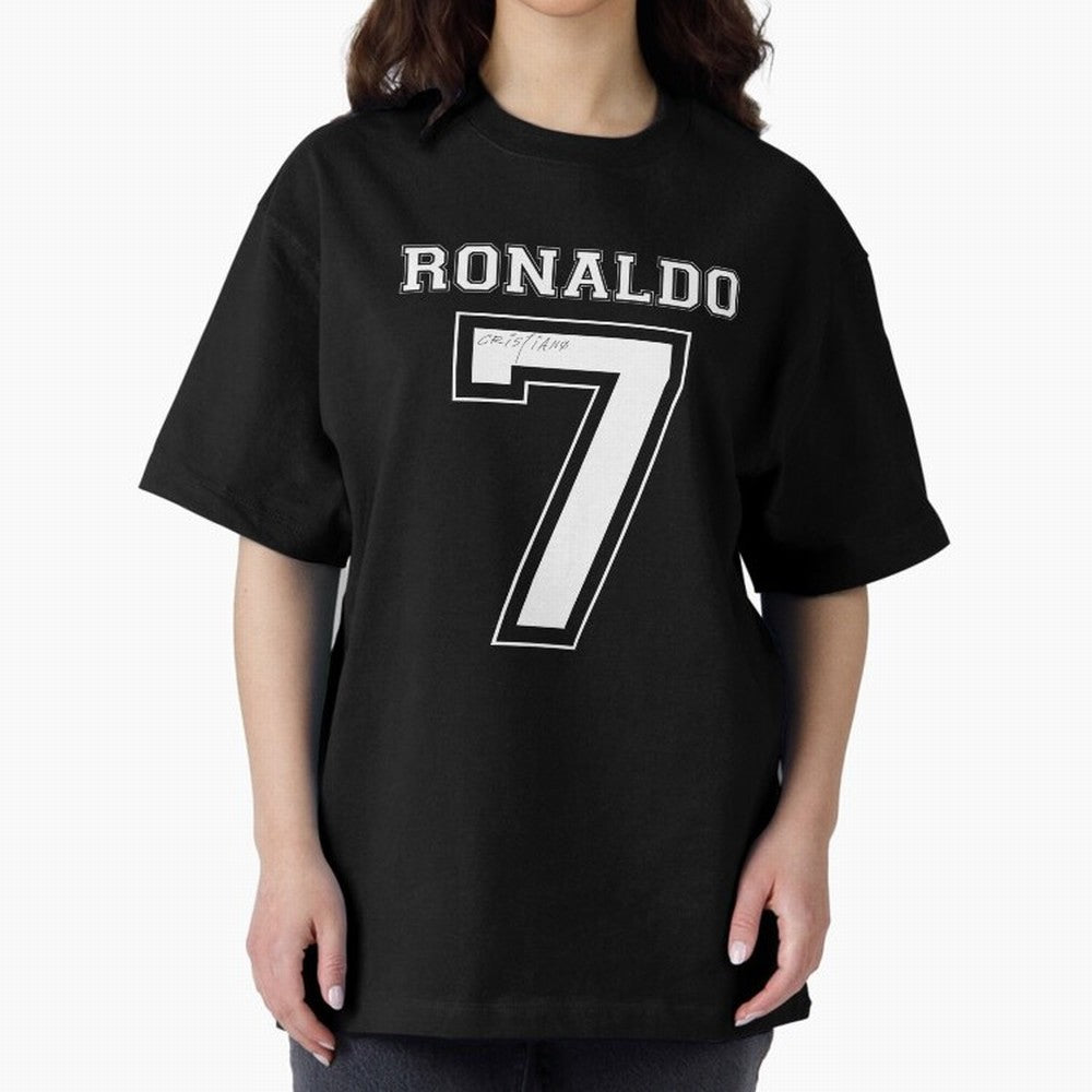 Cristiano Ronaldo Oversized T-Shirt Discover the FIFA World Cup 2026 Journey through Messi, Neymar and Mbappe Highlights, Portugal, Spain and Germany Pride, Football Passion, Legendary Performances, Festival Vibes and Supporter Community; Made for