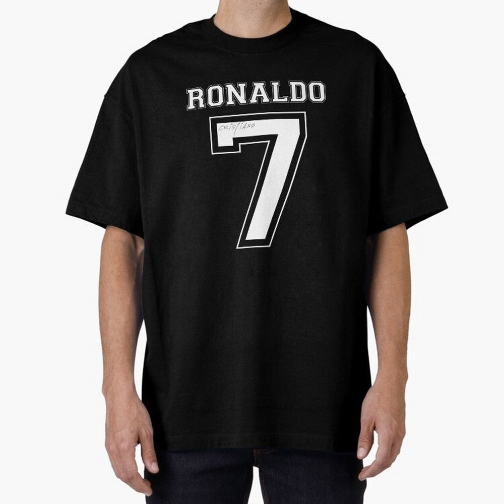 Cristiano Ronaldo Oversized T-Shirt Discover the FIFA World Cup 2026 Journey through Messi, Neymar and Mbappe Highlights, Portugal, Spain and Germany Pride, Football Passion, Legendary Performances, Festival Vibes and Supporter Community; Made for
