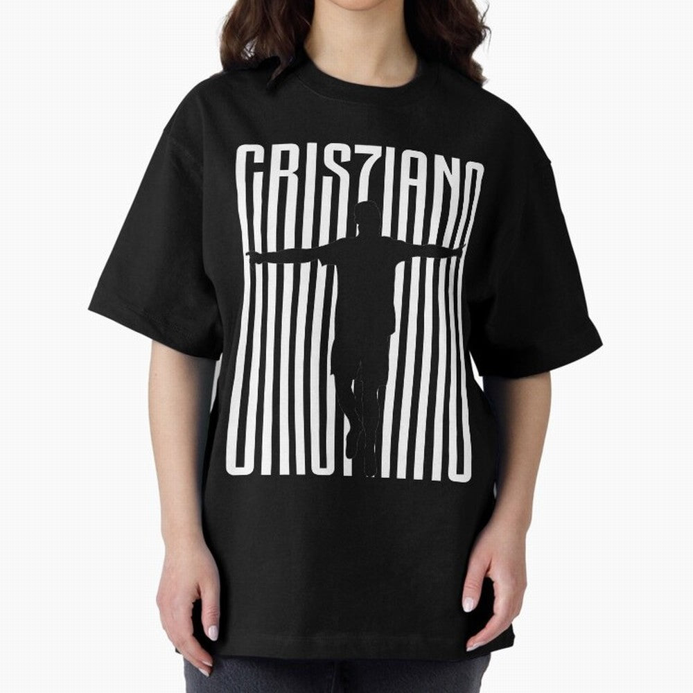 Cristiano Ronaldo Oversized T-Shirt Relive FIFA World Cup 2026 Group Stage Spirit, Featuring Portugal, Spain and Germany, Neymar, Haaland and Cristiano Ronaldo, Football Festival Excitement, Trophy Ambitions, Country Rivalries and Star Player Buzz;