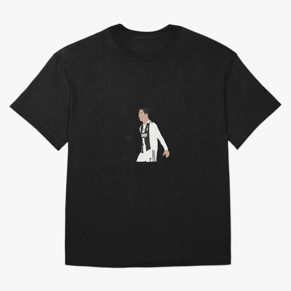 Juventus Cristiano Ronaldo Cartoon Oversized T-Shirt Honor the Football Icons of Global Football Passion for FIFA World Cup 2026 USA Canada Mexico, with Cristiano Ronaldo, Haaland and CR7, Portugal, Tournament Hype, Historic Matchups, Family