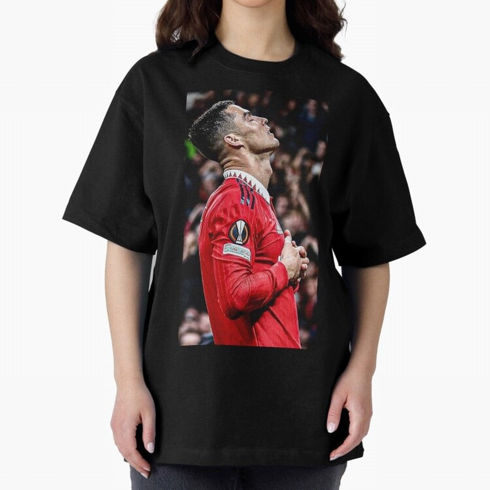 Cristiano Ronaldo CR7 Oversized T-Shirt Keep the Legacy of FIFA World Cup 2026 for Fans of Messi and Cristiano Ronaldo and England, France and Netherlands, Bringing Worldwide Fan Energy, Dramatic Goals, Stadium Lights and Championship Celebrations;