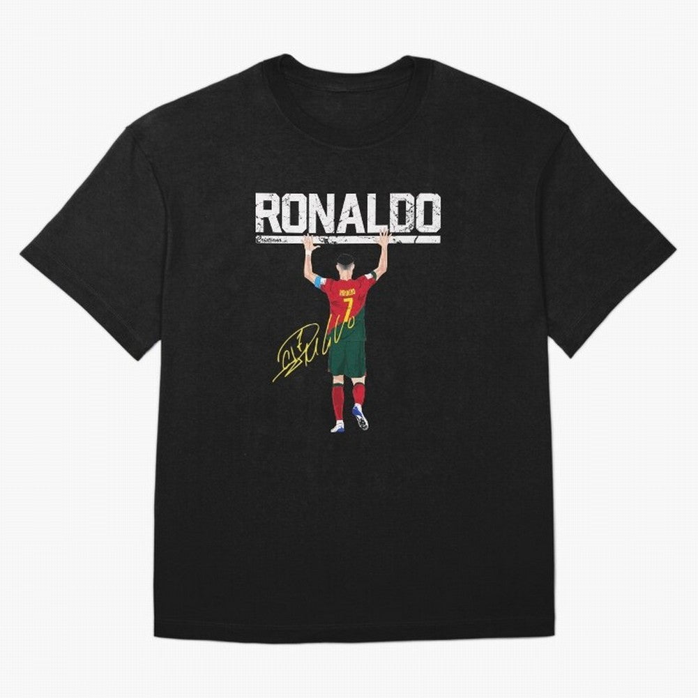 Cristiano Ronaldo Portugal Jersey -The Farewell Oversized T-Shirt Show Up for the Glory of FIFA World Cup 2026 USA Canada Mexico Driven by Cristiano Ronaldo, Haaland and CR7, Spain Energy, Global Supporter Spirit, Legendary Goals, National Colors