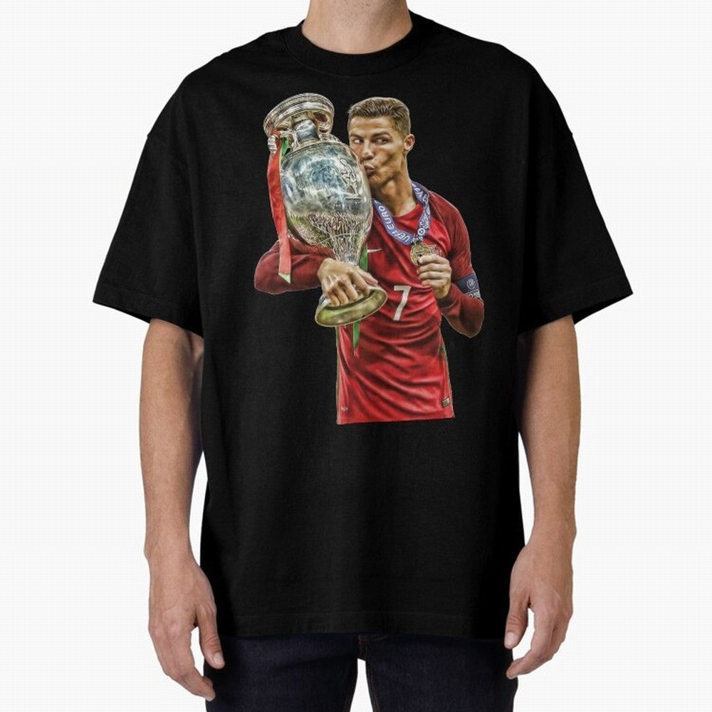 cristiano ronaldo Oversized T-Shirt Show Your Stadium Side during FIFA World Cup 2026 Group Stage for Fans of Messi and Argentina, France and Brazil, Bringing Champion Mindset, Group Stage Buzz, Knockout Tension and Passionate Fan Culture; Great