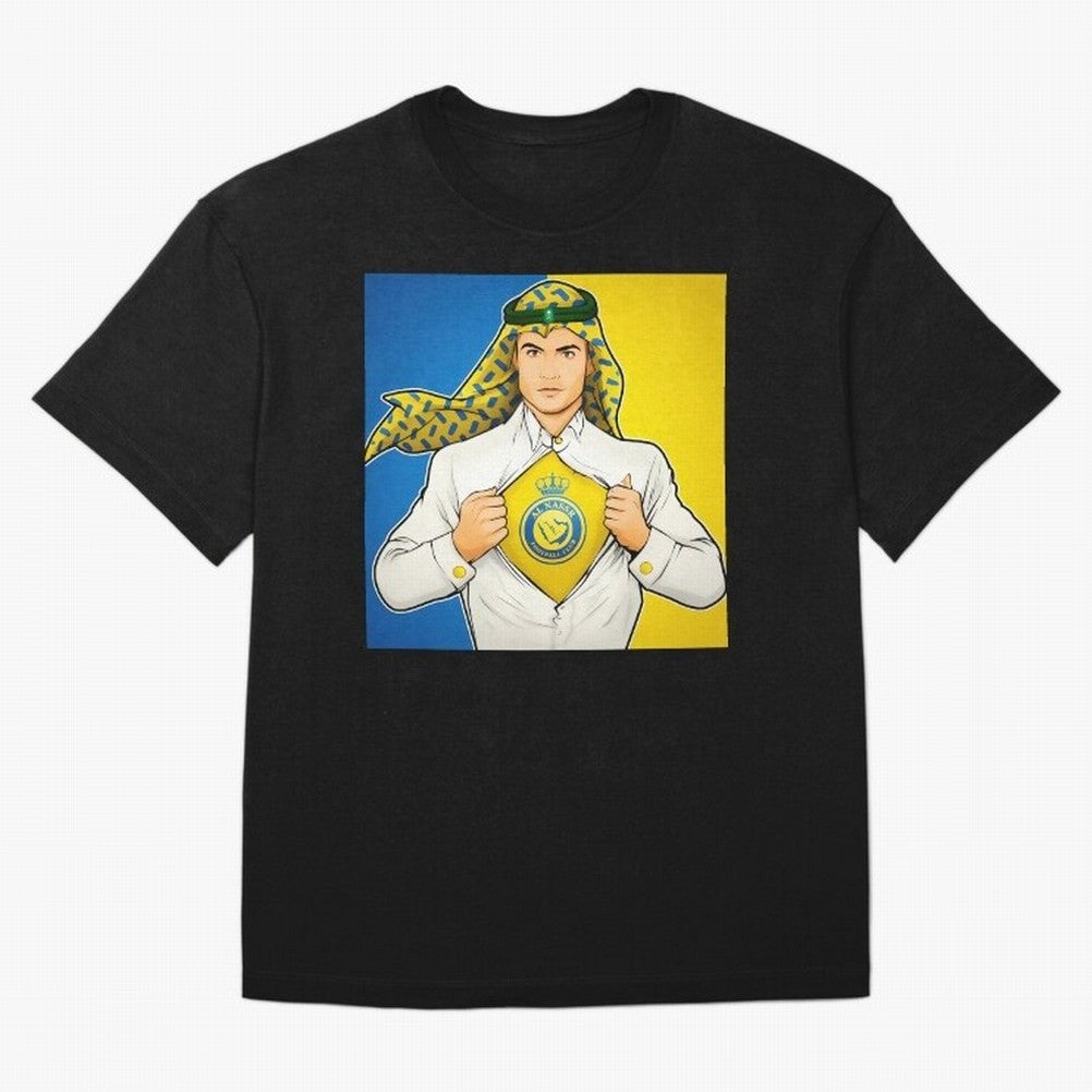 Al Nassr Cr7 Oversized T-Shirt Showcase FIFA World Cup 2026 Group Stage Spirit, with Argentina, CR7 and Messi, Stadium Chants, National Pride, Trophy Dreams and Unforgettable Football Memories; Perfect for Supporters Who Want Bold Football Energy,