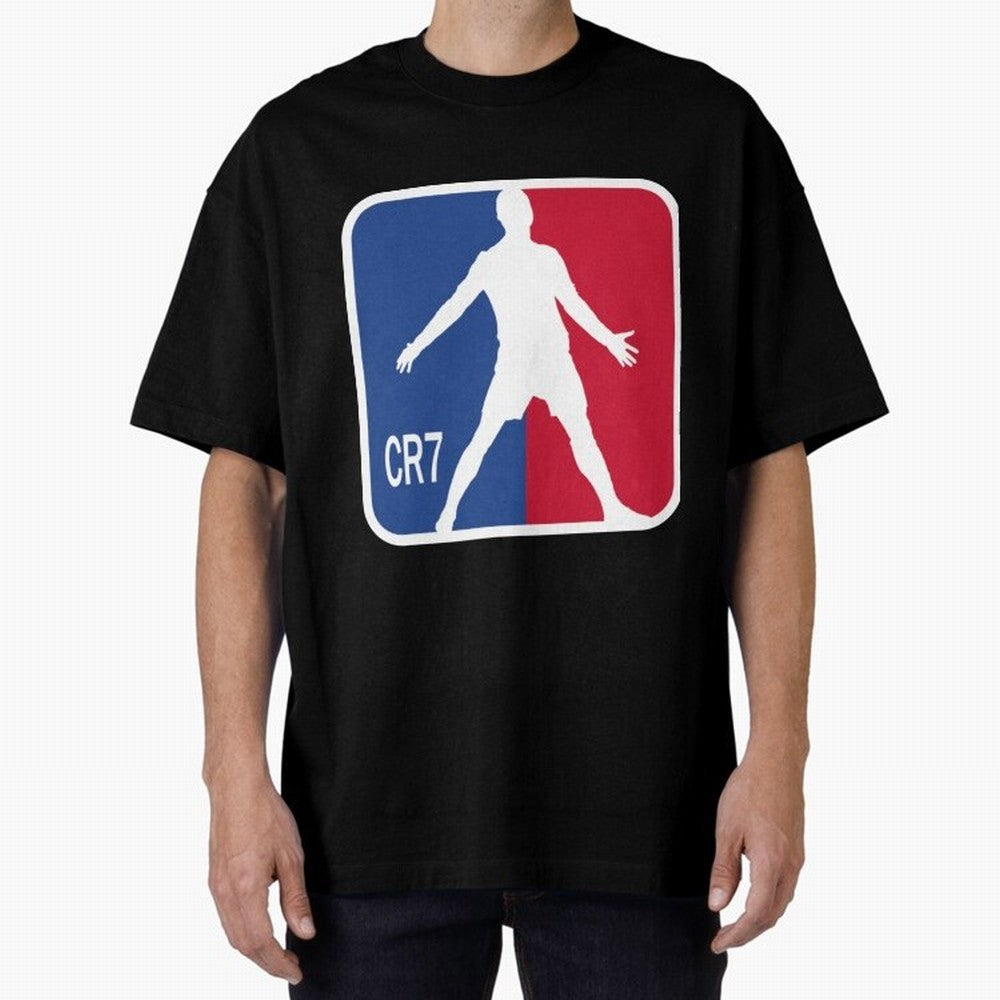 Cristiano Ronaldo 1 Oversized T-Shirt Bring FIFA World Cup 2026 Group Stage Spirit, with Germany, Neymar, Retro Football Energy, Iconic Rivalries, Trophy Chase Drama and Stadium Atmosphere; Great for Supporters Who Love Legendary Players, National