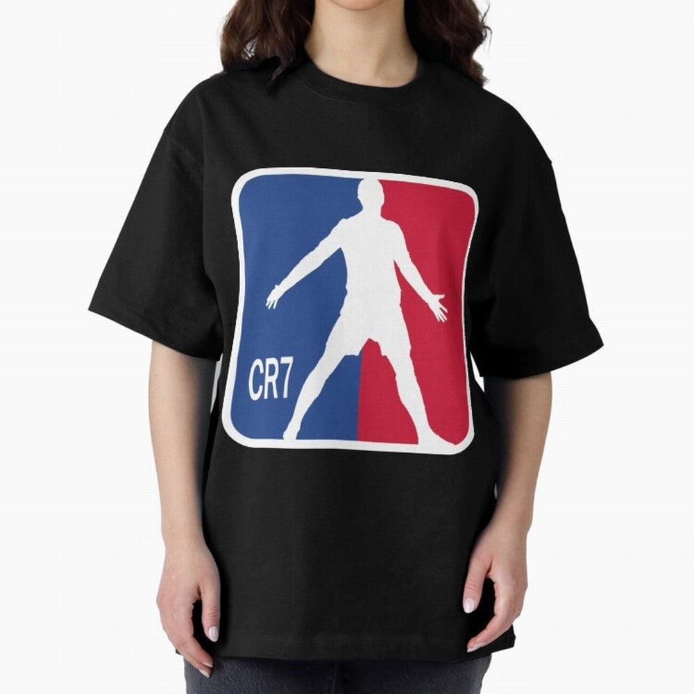 Cristiano Ronaldo 1 Oversized T-Shirt Bring FIFA World Cup 2026 Group Stage Spirit, with Germany, Neymar, Retro Football Energy, Iconic Rivalries, Trophy Chase Drama and Stadium Atmosphere; Great for Supporters Who Love Legendary Players, National