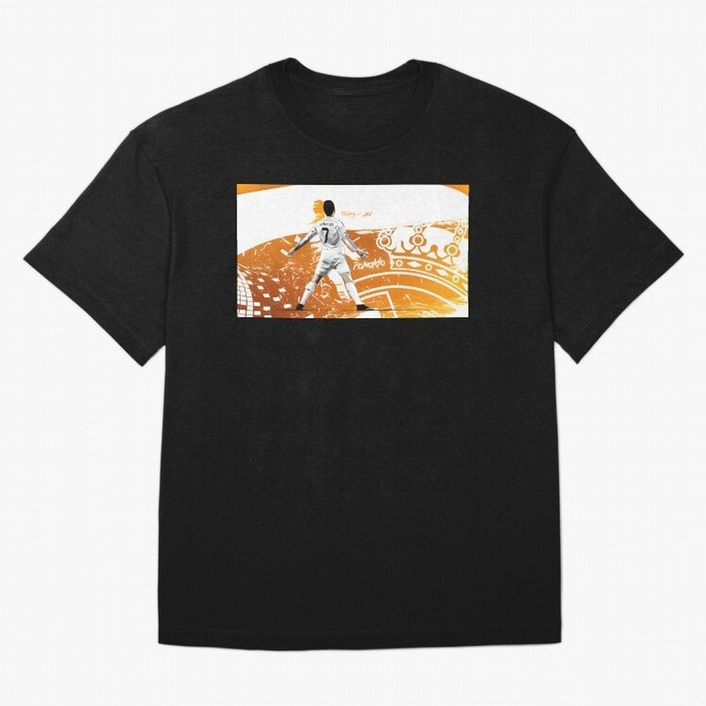 Cristiano Ronaldo Oversized T-Shirt Carry the Colors and Pride of Match Day Hype around FIFA World Cup 2026, Messi, CR7 and Mbappe, France, Stadium Memories, Football Loyalty, International Chants and Championship Tradition; Great for Supporters
