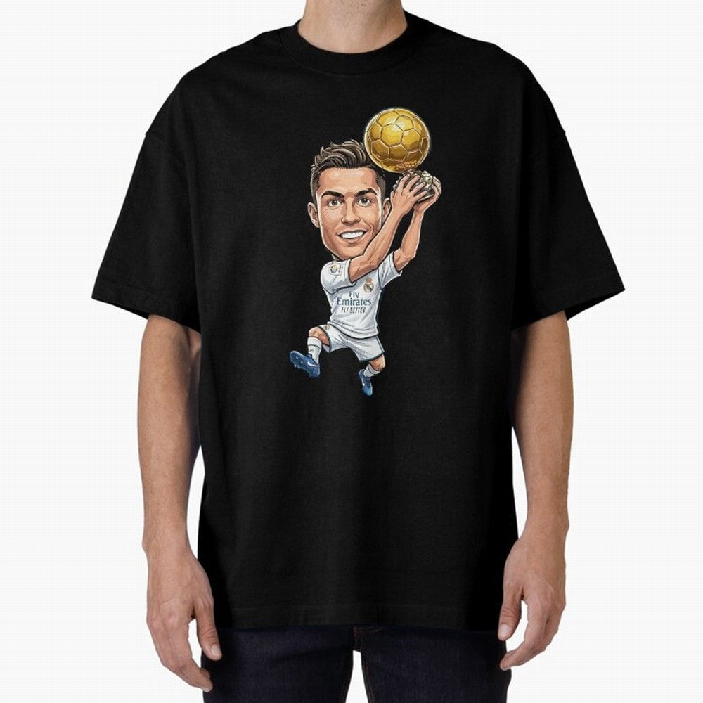 Cristiano Ronaldo Oversized T-Shirt Honor Champions and Dreams in FIFA World Cup 2026 Centered on Neymar, Haaland and Cristiano Ronaldo, England and Germany Energy, Worldwide Fan Energy, Dramatic Goals, Stadium Lights and Championship Celebrations;
