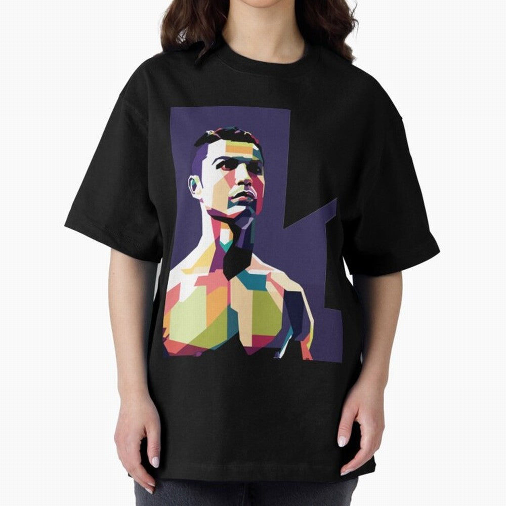 Ronaldo Cristiano Ronaldo Oversized T-Shirt Bring a Vintage Feel to the FIFA World Cup 2026 USA Canada Mexico Journey through Mbappe Highlights, France Pride, Fan Favorite Moments, National Team Passion, Big Match Drama and Soccer History; Great
