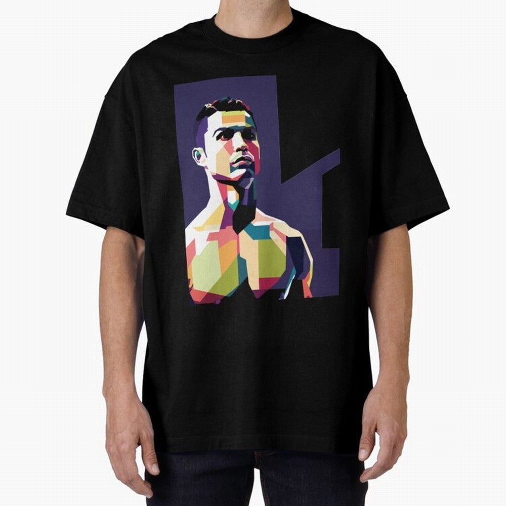 Ronaldo Cristiano Ronaldo Oversized T-Shirt Bring a Vintage Feel to the FIFA World Cup 2026 USA Canada Mexico Journey through Mbappe Highlights, France Pride, Fan Favorite Moments, National Team Passion, Big Match Drama and Soccer History; Great