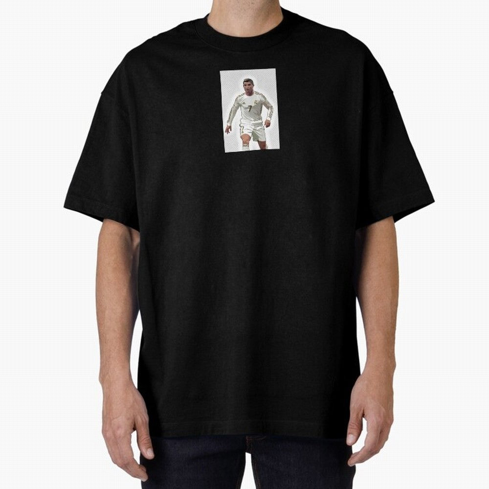 Cristiano Ronaldo Oversized T-Shirt Represent Fans Who Live for FIFA World Cup 2026 Group Stage Spirit, Connected to Netherlands, Mbappe and Neymar, Worldwide Fan Energy, Dramatic Goals, Stadium Lights and Championship Celebrations; Perfect for
